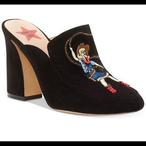 Cowgirl Heeled Mules